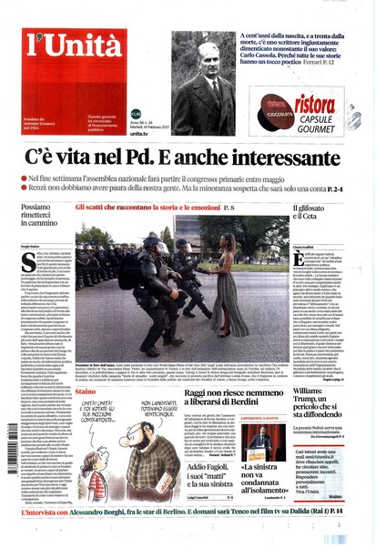 L'Unità : organo centrale del Partito comunista italiano